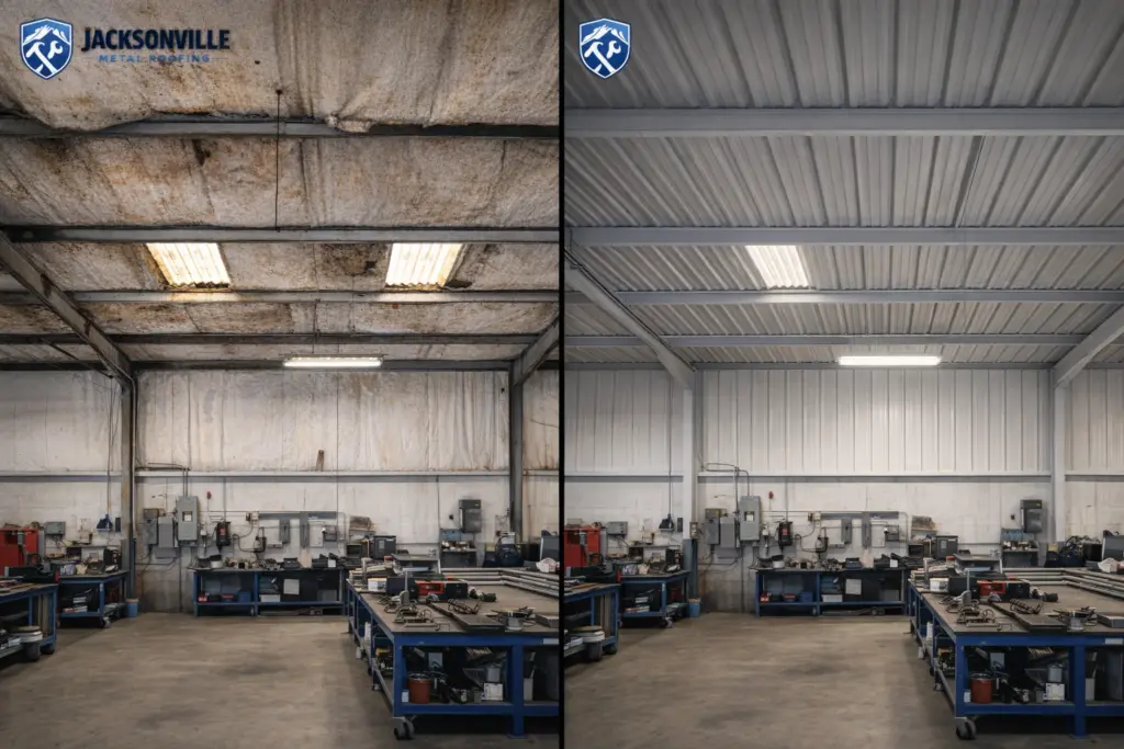 Jacksonville Metal Roofing - Before & After 4